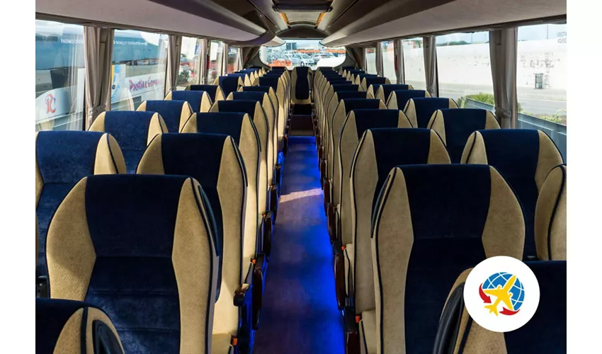 Palermo: Traslado en autobús desde/hasta el aeropuerto y el centro de la ciudad