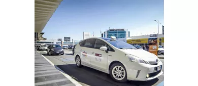 Trasferimento in taxi privato a prezzo fisso per l'aeroporto di Fiumicino da Roma