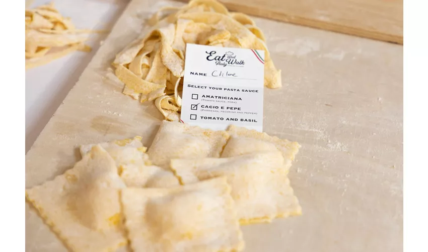 Roma: Clase de cocina de raviolis, fettuccine y tiramisú