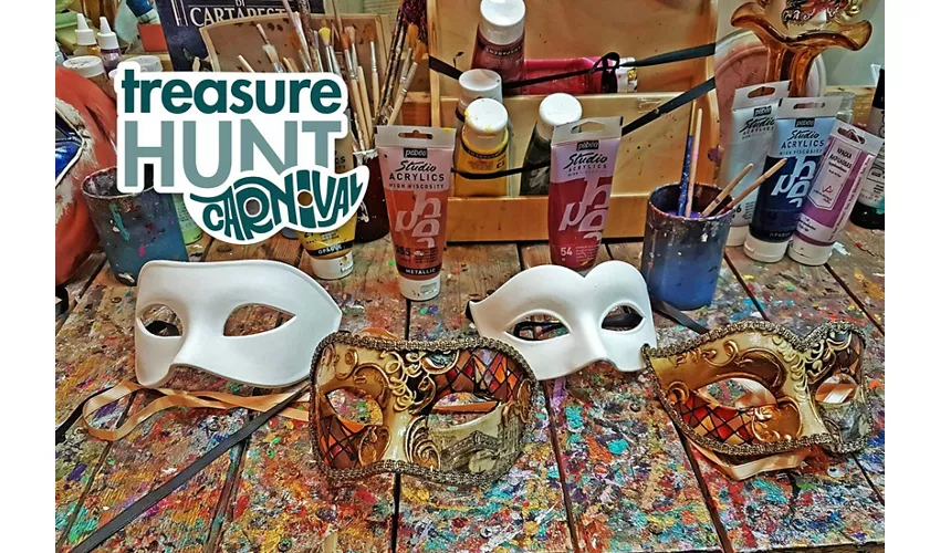 Venice: Carnival Digital Treasure Hunt Game + Mask Workshop