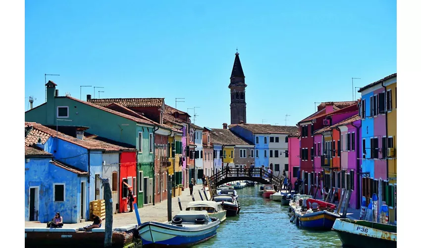 Murano, Burano & Venice: Day Trip from Punta Sabbioni + Glass Demonstration