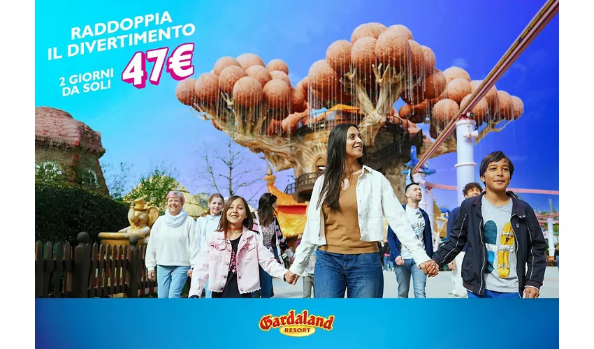 Parc d'attractions Gardaland : Billet avec accès rapide