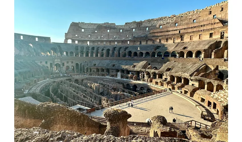 Pavimento del Colosseo e dell'Arena + Tour guidato