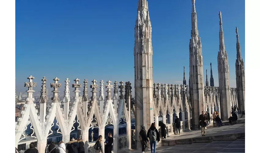 Duomo of Milan & Rooftops: Guided Tour + Walking Tour of Vittorio Emanuele