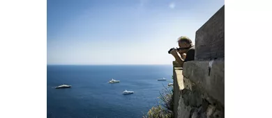 Isola di Capri con la Grotta Azzurra: escursione guidata di un giorno da Roma