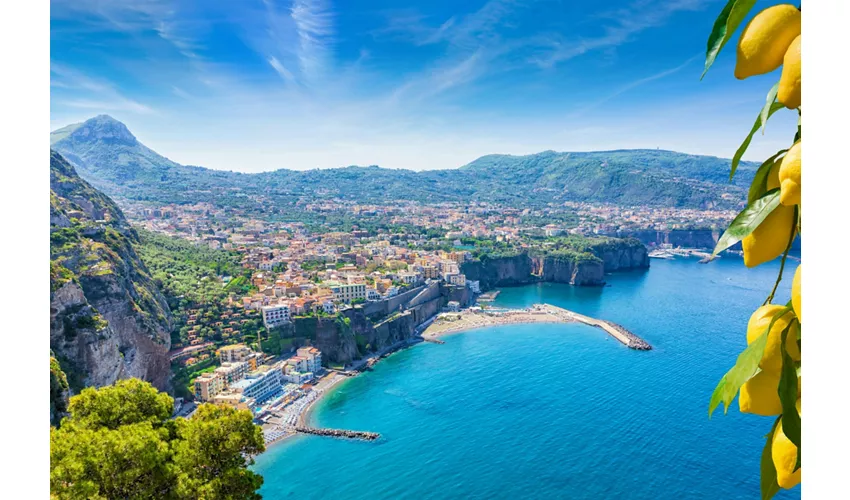 Pompéi et Sorrente : Excursion d'une journée depuis Rome + Déjeuner + Dégustation de Limoncello