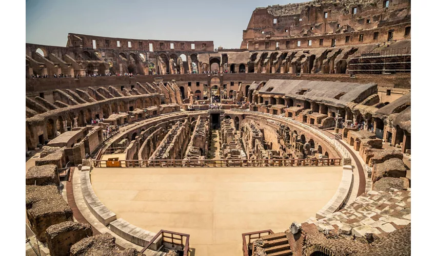 Colosseum, Arena, Roman Forum & Palatine Hill + Guided Tour