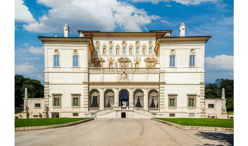 Borghese Gallery Reserved Entry with Audio Guide + Rome Private Golf Cart Tour