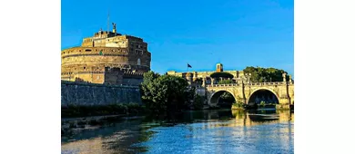 Castel Sant'Angelo: Biglietto d'ingresso + Tour in barca Hop-on Hop-off