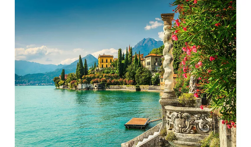 Lago Como y Bellagio: Crucero en barco desde Milán