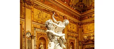 Borghese Gallery Reserved Entry with Audio Guide + Rome Private Golf Cart Tour