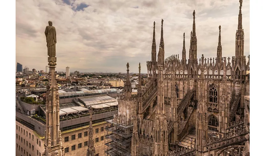 Duomo de Milán: Visita guiada sólo desde el tejado