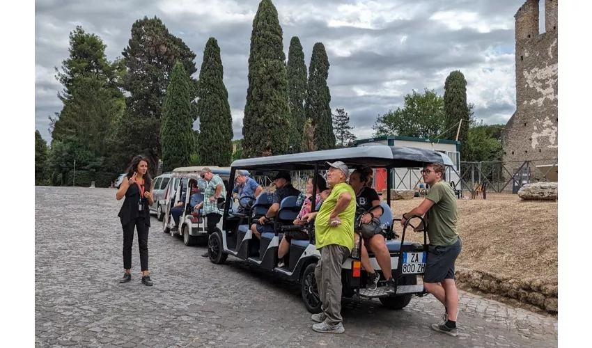 Roma: Noleggio Golf Cart sulla Via Appia con autista