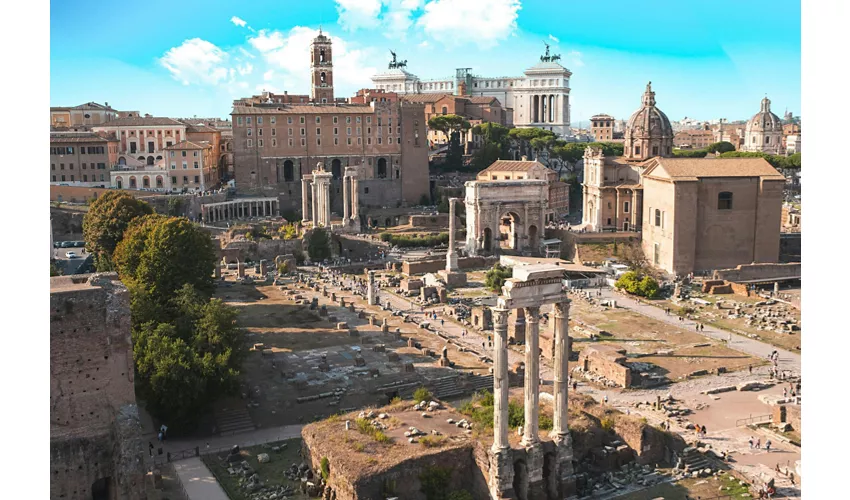 Tour guidato del Colosseo, Foro Romano e Palatino