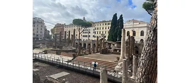 Roma: Entrada Zona Arqueológica Largo Argentina