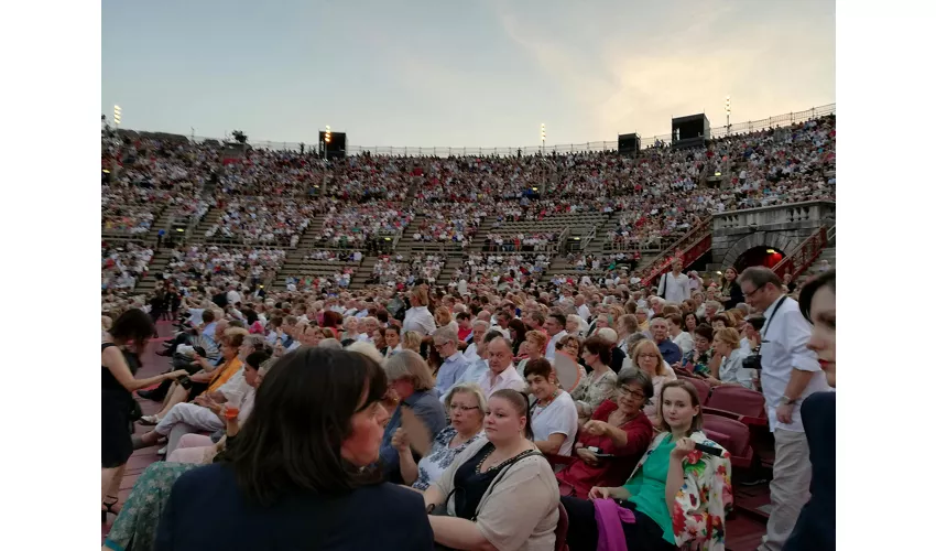 Verona Opera Arena: Opera Ticket and City Walking tour