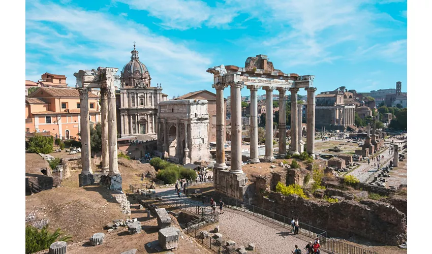 Tour guidato del Colosseo, Foro Romano e Palatino