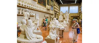 Galleria dell'Accademia e degli Uffizi: Tour guidato + viaggio di andata e ritorno da Roma