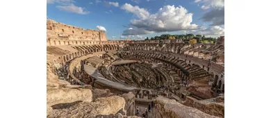 Coliseo, Foro Romano y monte Palatino + Tour guiado semiprivado en inglés