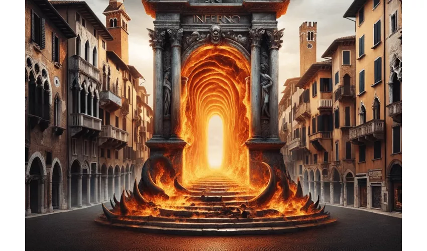 Dante en Verona: Recorrido a pie del Infierno al Paraíso