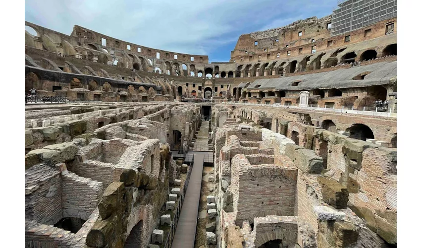 Coliseo, Foro Romano y monte Palatino + Tour guiado exprés