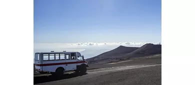 Monte Etna: Billete prioritario teleférico + Traslado en autobús 4x4