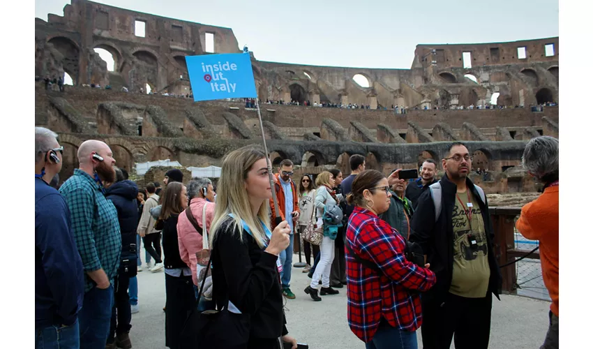 Coliseo, Arena, Foro Romano y monte Palatino + Tour guiado