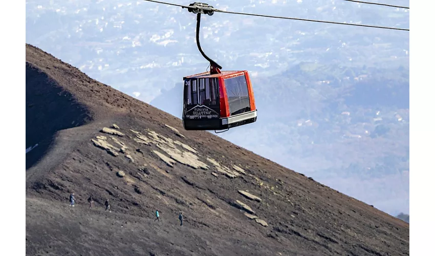 Monte Etna: Biglietto di andata e ritorno per la funivia