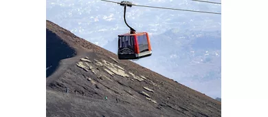 Monte Etna: Biglietto di andata e ritorno per la funivia
