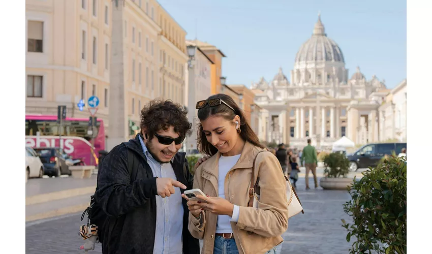 Petersdom: Audioguide + Zugang zur Kuppel