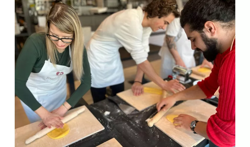 Roma: Clase de elaboración de helado y fettuccine