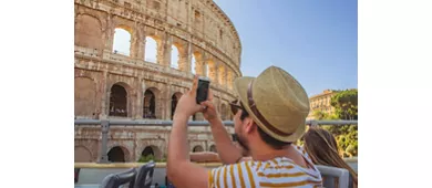Rome: Hop-on Hop-off Bus Tour + Civitavecchia Cruise Port Transfer
