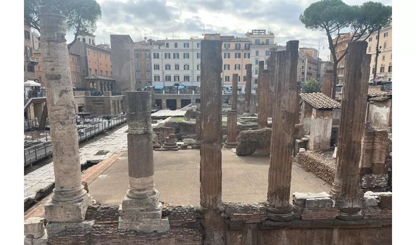Roma: Entrada Zona Arqueológica Largo Argentina