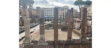 Roma: Entrada Zona Arqueológica Largo Argentina