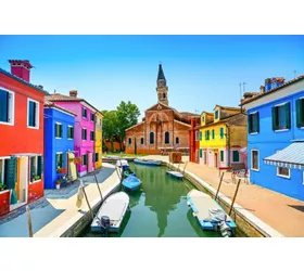 Murano, Burano & Torcello: Traditional Islands Boat Tour + Glassblowing Demo