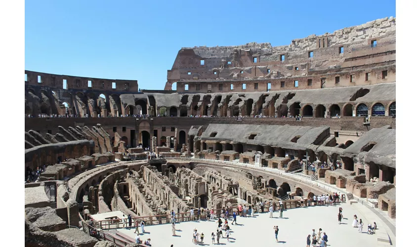 Kolosseum, Arenafläche, Forum Romanum & Palatin + Audioguide