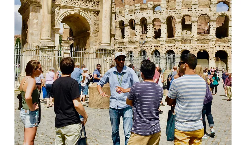 Colosseo, Foro Romano e Palatino + Tour guidato Express