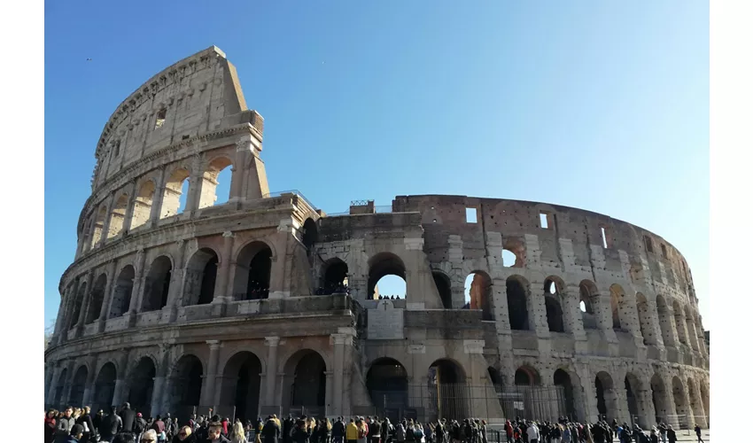 Roma: Tour a piedi + viaggio di andata e ritorno da/per Civitavecchia