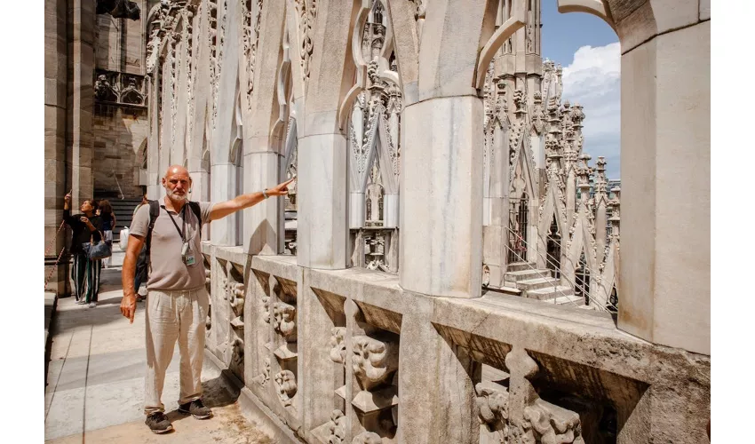 Duomo de Milán: Tour guiado + Acceso a las azoteas
