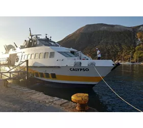 Islas Eolias: Ferry de ida de Filicudi a Lípari