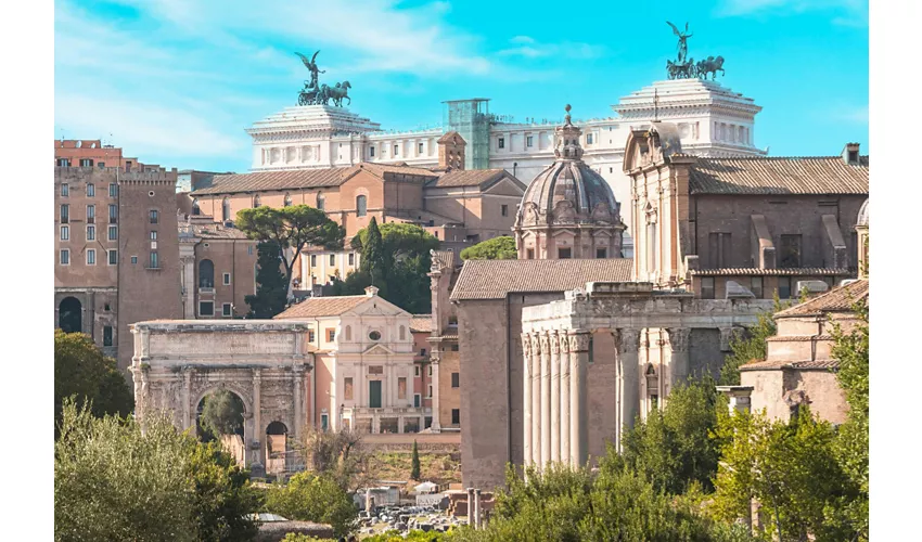 Tour guidato del Colosseo, Foro Romano e Palatino