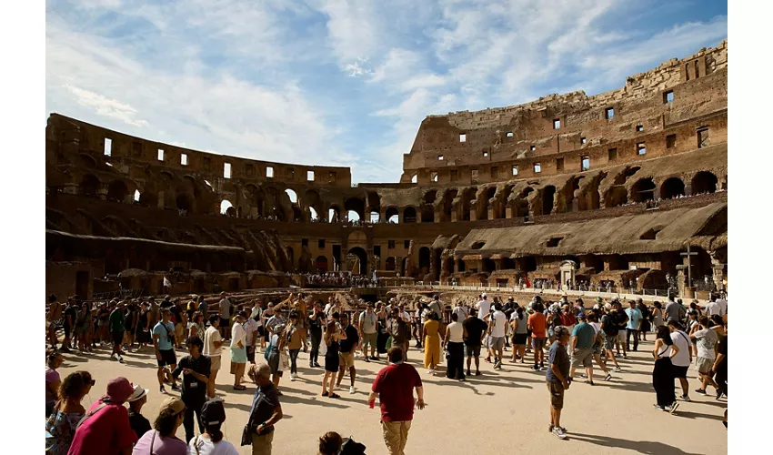 Colosseo, Foro Romano e Palatino + Tour guidato