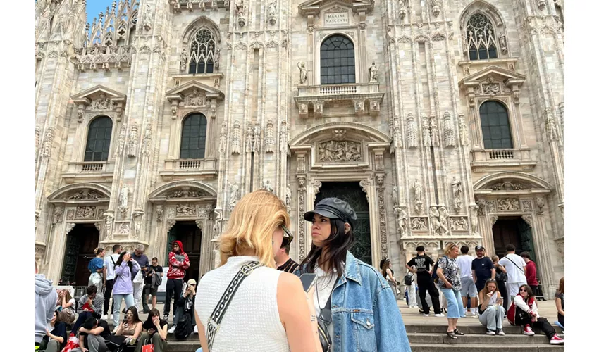 Duomo di Milano e Terrazze: Tour Guidato + Tour a Piedi di Vittorio Emanuele