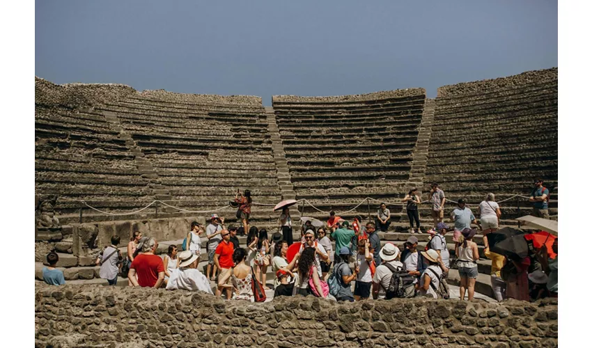 Pompeya: Entrada + Comida y Cata de Vinos en el Vesubio + Viaje de ida y vuelta desde Roma