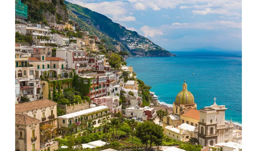 Costiera Amalfitana e Positano: gita di un giorno da Roma + crociera costiera