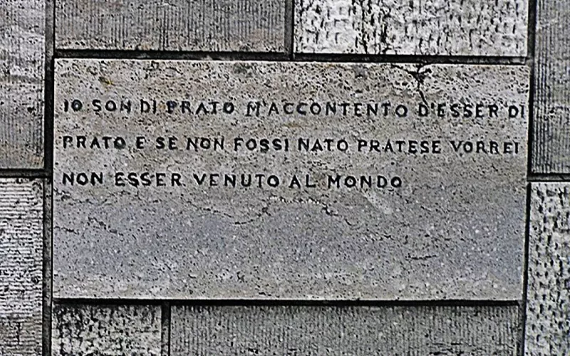 Os lugares do escritor de Prato
