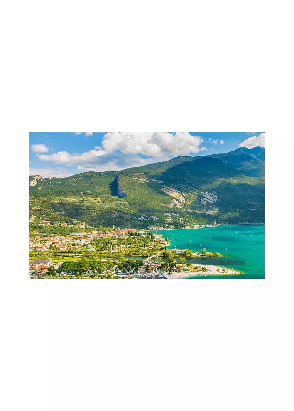 By boat on Lake Garda, from Desenzano to Riva del Garda along the Rotta delle Centomiglie