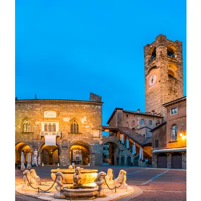 Plaza Vieja en Bérgamo