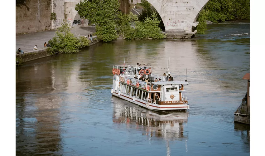 Roma: "Crucero por el Tíber "Historia de Tevere