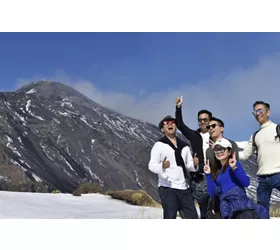 Monte Etna y Cueva del Flujo de Lava: Visita guiada